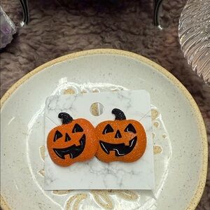 Halloween Pumpkin Earrings